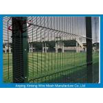 Anti - Destroy Security Perimeter Fencing , Security Mesh Fence For Military Base