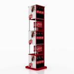 Floorstanding Wine Display Stand Beverage Drink Can Storage Rack For Supermarket for sale
