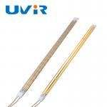 TC05 Quartz Infrared Lamp Heater , Gold Reflector Tungsten Halogen Lamp for sale