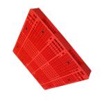 Red Plastic 48X48 PE Double Side Pallet 6000Kg Static Four Way Forklift for sale