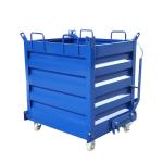 Customized Open Top Garbage Bin For Waste And Building Materials Management for sale