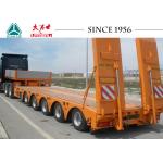 100T Spring Suspension 5 Axle Heavy Duty Low Bed Semi Trailer for sale