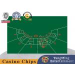Southeast Asian Casino Poker Tablecloth Style Customized Semi-Circle Bull Poker Design for sale