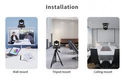 China OEM Autofocus H264 USB PTZ Conference Camera 10x Zoom For Broadcasting supplier