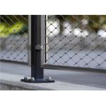 6 Meter Height SS304 Stainless Steel Wire Rope Net For Bridge Railing Fence for sale