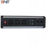 Boente eu power plug table clamp mount outlet / clamping table power outlet office desk power outlets for sale