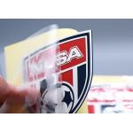 1.0mm Custom Heat Transfer Printing Label With 3 Colours Silicone Logo