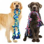 Indestructible Tough Rope Toys For Large Dogs 100% Cotton Teeth Cleaning for sale