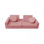 Modular Sectional 10PCS Foam Removable Cover Modular Play Sofa 11KG for sale