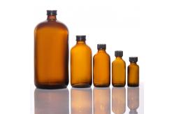 China 60ml Mini Lotion Bottles Bulk 4oz Boston Round Glass Diffuser supplier