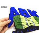 Chenille Embroidered Iron On Patches Appliques For Jacket 's Back