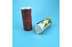 China CMYK Composite Paper Tube Packaging For Nuts Candy supplier
