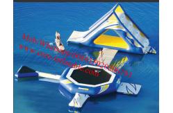 China Inflatable rainbow water slide, inflatable water part slide,Inflatable slide Game supplier