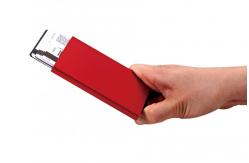 China Classic RFID Blocking Credit Card Organizer Wallet For 8-10 Cards supplier
