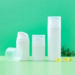 Recyclable Cosmetic Airless Pump Bottles in Amber for Eco-Conscious Packaging for sale