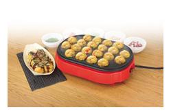 China Elecric Multi Cooker Household Grill Takoyaki Maker With Auto Temperature Control supplier