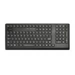 CE , FCC Silicone Industrial Super Rubber Keyboard with Integrated Sealed Numeric Keypad and Desk top for sale