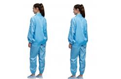 China Summer Electronic Anti Static Suit ESD Cleanroom Sterile Lab Coat supplier