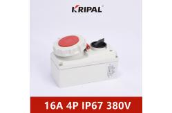 China Single Phase Mechanical Interlock Power Socket IP67 380V 3P 4P 5P supplier