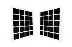 China Monocrystalline Bifacial BIPV Solar Panels Self Cleaning Coated Glass For Roof supplier