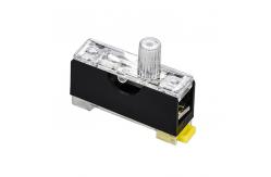 China 10A 35mm Din Rail Mount Fuse Holder 3AG With LED Indicator Light supplier