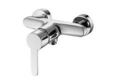 China Single Function Surface Mounted Shower Faucet Chrome Bath Mixer Tap supplier