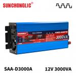 Display 3000w Modified Sine Wave Inverter Versatile 12v To 220v Inverter for sale