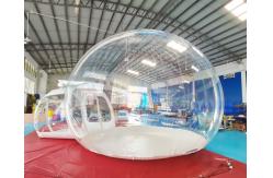 China Single Tunnel Clear Dome Inflatable Crystal Bubble Tent supplier