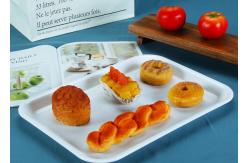 China Large Rectangular 100% Melamine Food Serving Tray 15.5 supplier