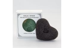 China Charcoal Exfoliating Konjac Sponge For Deep Pore Cleansing supplier