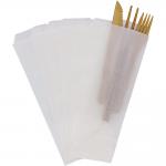 Food Grade Transparent Glassine Paper Bags For Tableware for sale