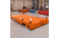China Automatic Charging Industrial Transfer Cart , 30 Tons Material Handling Trolley supplier