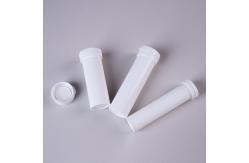 China Minerals Packaging Customize Effervescent Tablet Tube with Spiral Cap and Desiccant supplier