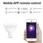 10W Adjustable Smart Wifi LED Bulb Aluminum PC Voice Control LED Lights