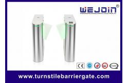 China 90% Non Condensation Flap Turnstile Gate Barrier With Anti Tailgating Function supplier