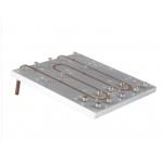 4 Channel Tube Aluminum Alloy Liquid Water Cool Copper Plate for sale