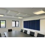 4'x8' Office Ceiling Tile Fabric Wrapped Acoustic Panels Sound Absorbing Wall Board for sale