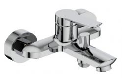 China Chrome Finish Brass Bath Mixer Taps Without Shower Head supplier