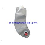 Popular dispenser spout pouch bag, BIB bag in box with Dispenser for wine or juice, irregular shape for sale