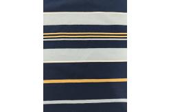China Excellent Elasticity And Durable Striped Knit Fabric For Polo Shirt supplier