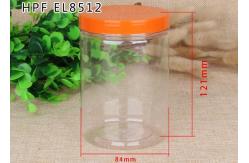 China Customized Colourful Cap Clear Pet Jars Food Grage For Candy Packaging supplier