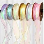 4cm6cm Colorful Fishtail Yarn Ribbon Factory Bagged Flower Art Bud Silk Weaving Belt Cake Baking Bag Wholesale of binding straps for sale