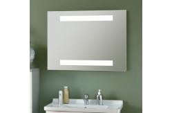 China Hotel Custom Illuminated Bathroom Mirrors Safety Wall Mount Moisture Resistant supplier