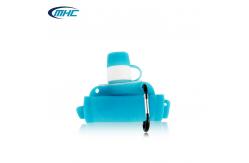 China Silicone Bag Pouch Hiking Customized Double Sealing Collapsible 500ml Drinking Water supplier