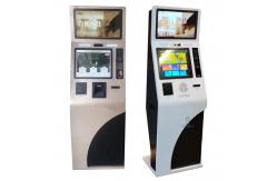 China Moistureproof 19inch Self Check In Kiosk System With Hotel Card Dispenser supplier