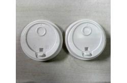 China Good Strength Reusable Cup Lids , 90mm Pp Hot Cup Large Plastic Dome Lids supplier