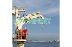 China Hydraulic 22M Electrical CCS Knuckle Boom Marine Cranes supplier