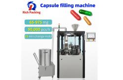 China Automatic Capsule Filling Machine For Powder Filling Transparent Capsule Machine supplier