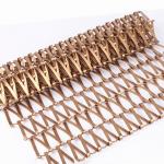 China Balanced Spiral Wire Mesh For Metal Curtain factory