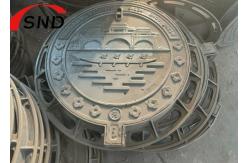 China Round Heavy Duty Ductile Iron Cover With Anti Theft D400 Cover And Frame supplier